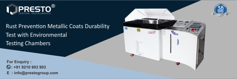 Rust Prevention Metallic Coats Durability Test With Environmental Testing Chambers